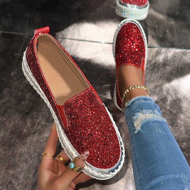 Recommended Women's Sequin New Fashion Casual Shoes ( BUY 2 FREE SHIPPING )