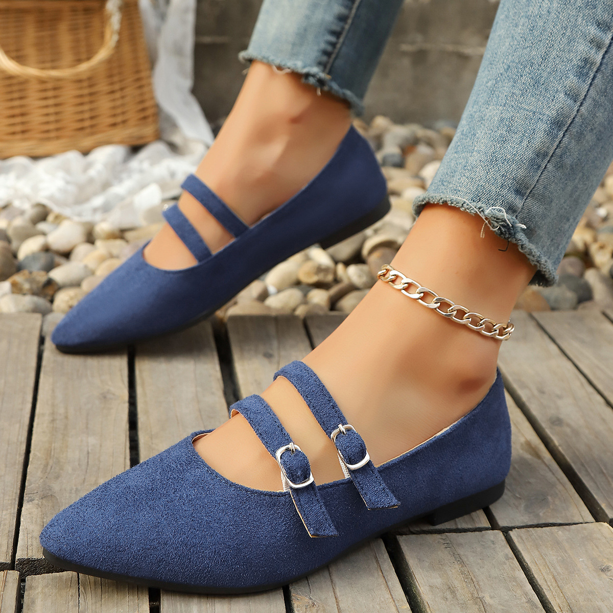 🔥Last Day 60% OFF - Women's Comfortable Leopard Mary Jane Leather Shoes