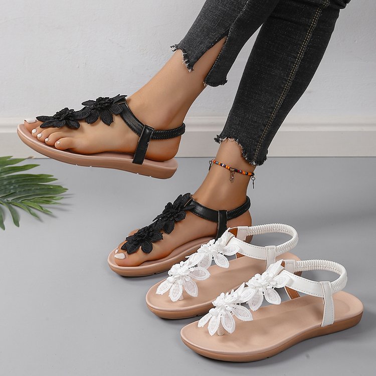 🔥Last Day 60% OFF - Bohemian floral flat sandals