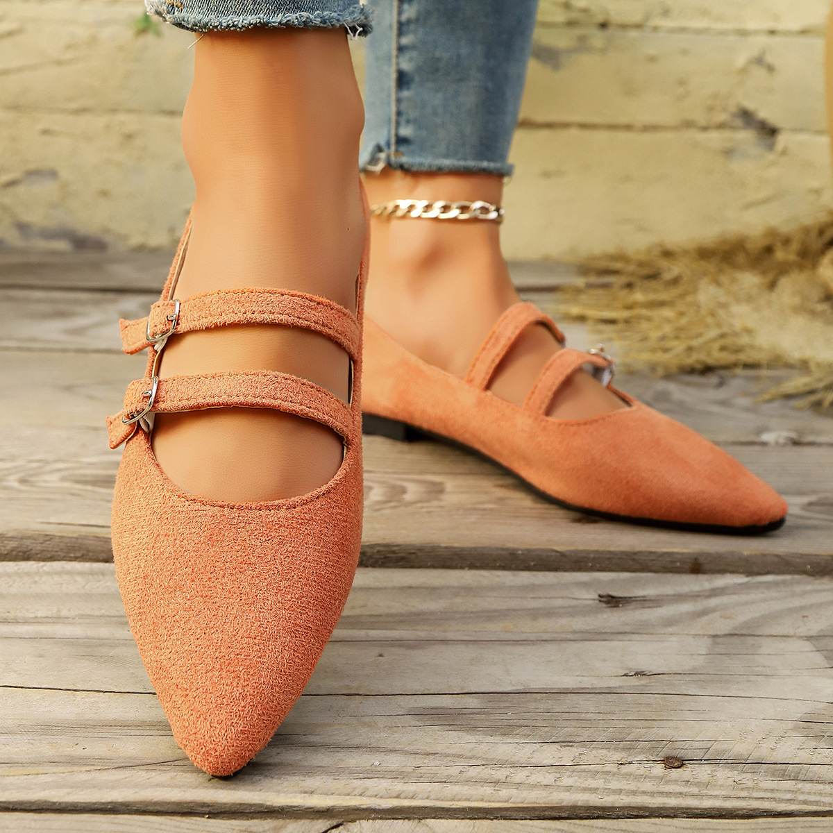 🔥Last Day 60% OFF - Women's Comfortable Leopard Mary Jane Leather Shoes