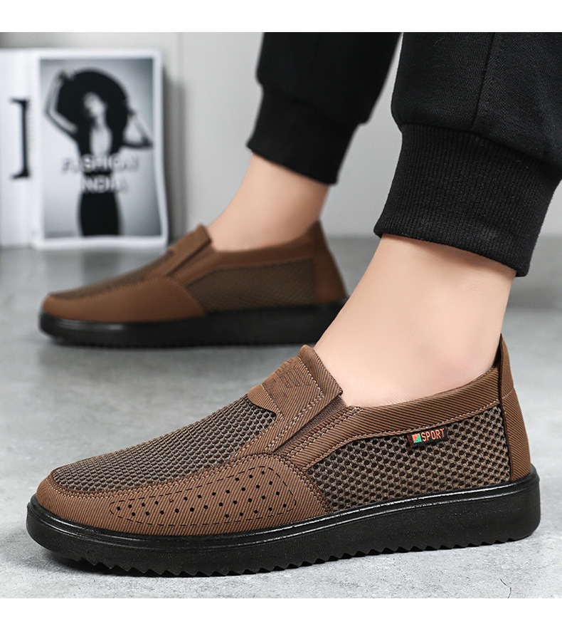 Men's New Mesh Breathable Slip-on Casual Shoes (Buy 2 free shipping)