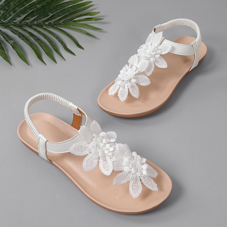 🔥Last Day 60% OFF - Bohemian floral flat sandals