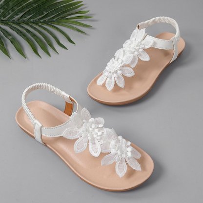 🔥Last Day 60% OFF - Bohemian floral flat sandals