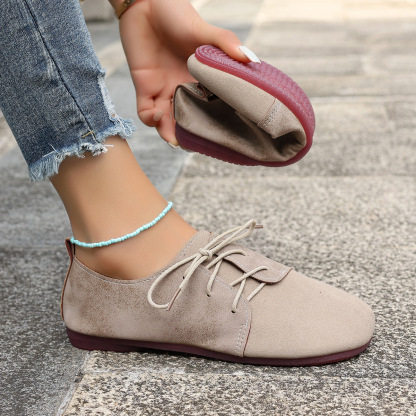 🔥Last Day 60% OFF - Retro Style Flat Casual Versatile Women's Leather Shoes