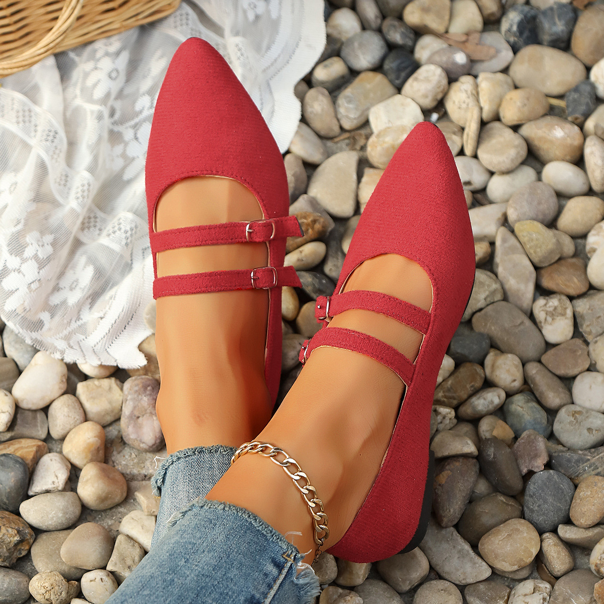 🔥Last Day 60% OFF - Women's Comfortable Leopard Mary Jane Leather Shoes