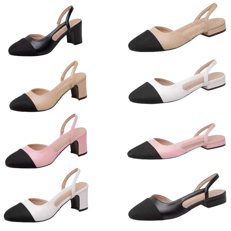 🔥Last Day 60% OFF - Women's Mid-heel/High-heeled Open-toe Color-blocked Sandals