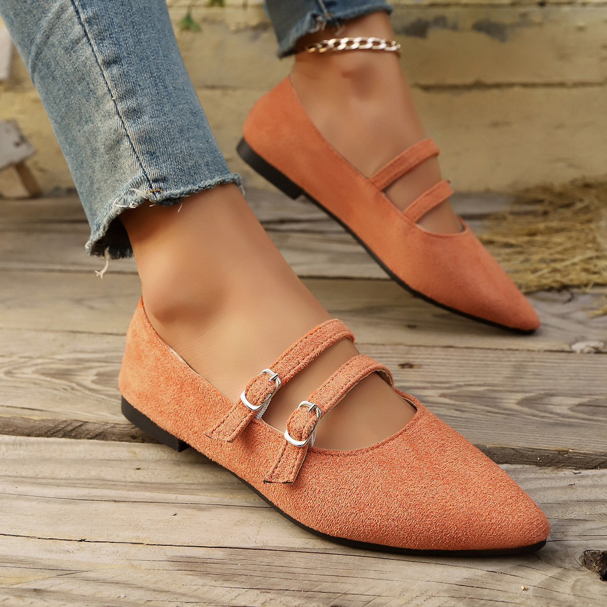 🔥Last Day 60% OFF - Women's Comfortable Leopard Mary Jane Leather Shoes