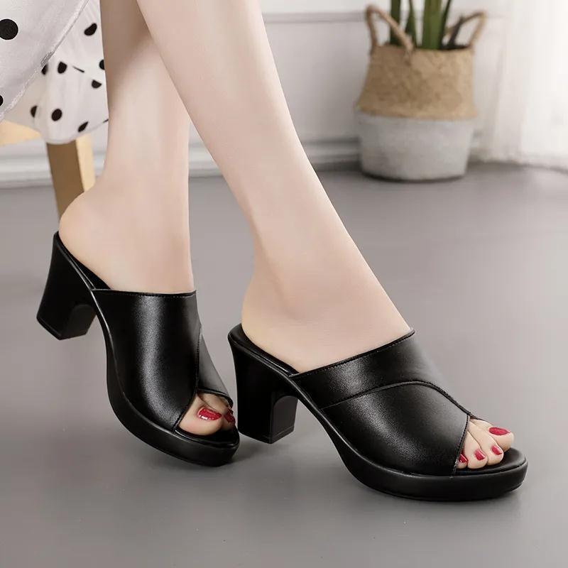 High Heel Flat Arch Support Sandals