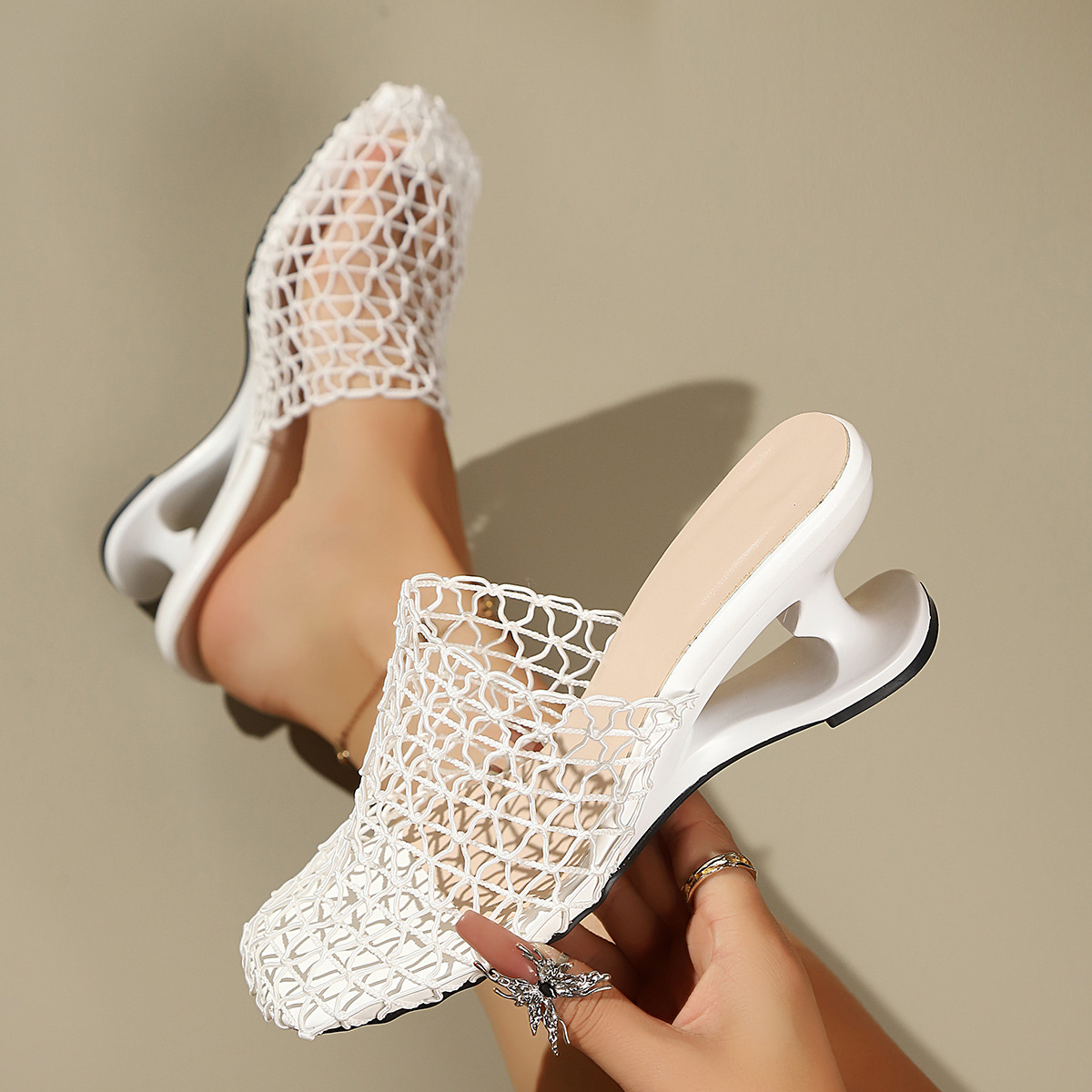 Foot comfort – Mesh wedge sandals