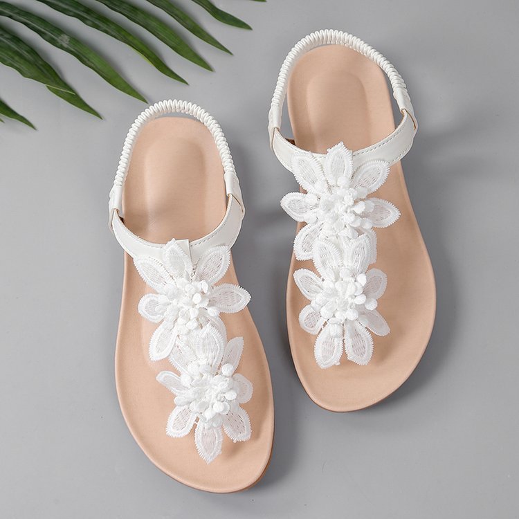 🔥Last Day 60% OFF - Bohemian floral flat sandals