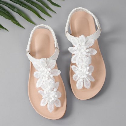 🔥Last Day 60% OFF - Bohemian floral flat sandals