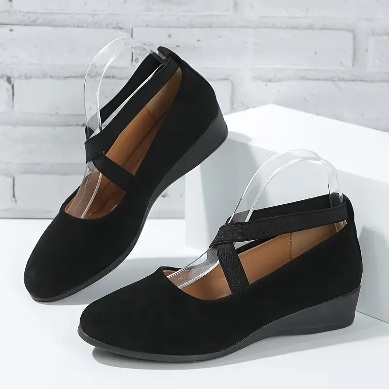 Women's Crisscross Strap Wedge Shoes