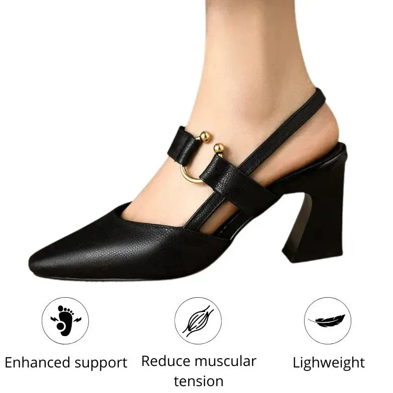 Orthopedic Comfort Heeled Shoes