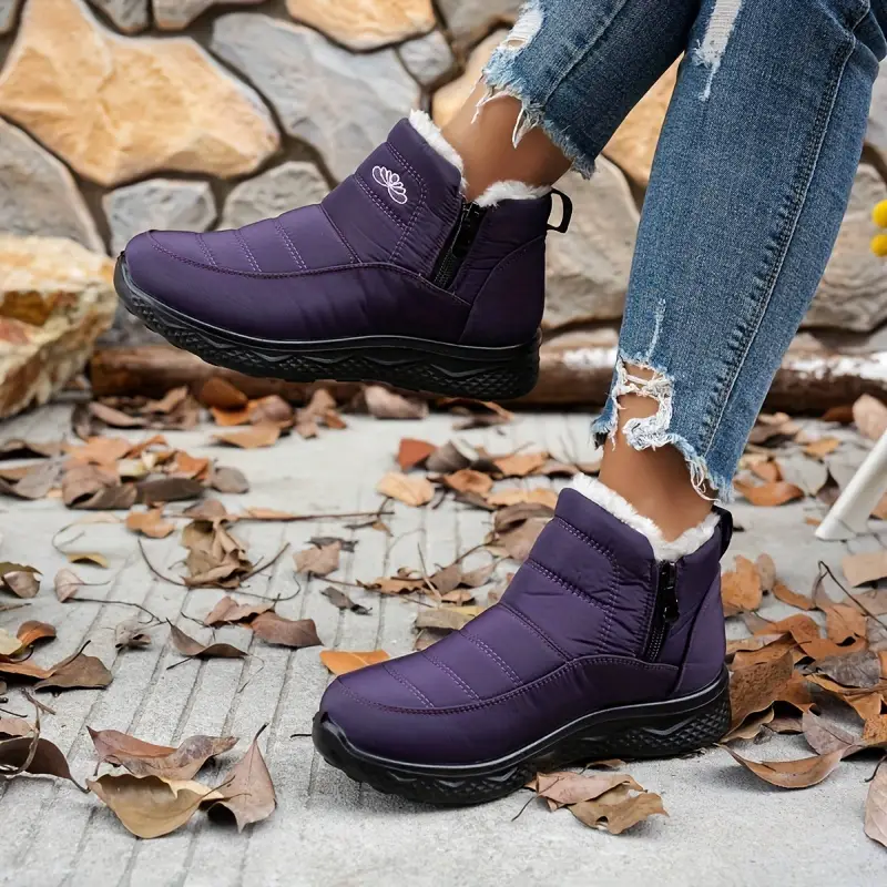 Women’s Insulated Snow Boots – Waterproof, Non-Slip & Fur Lined