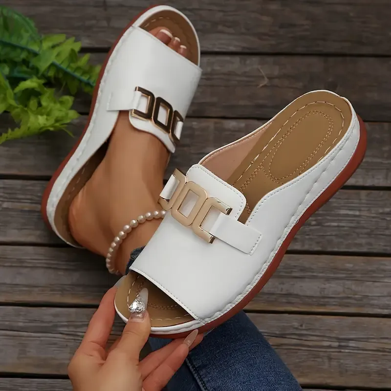 Women's Comfortable Slip-On Wedge Sandals