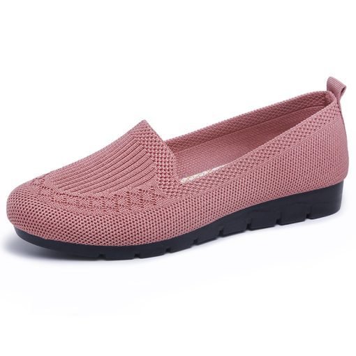 Casual Shoes Women’s Mesh Breathable Slip on Flat Shoes Ladies Loafers