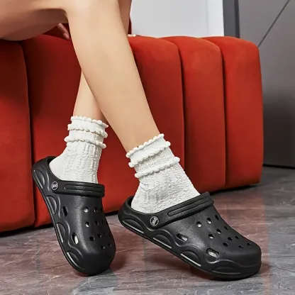 Indoor & Outdoor Solid Color Lightweight Anti-Slip EVA Slide Shoe