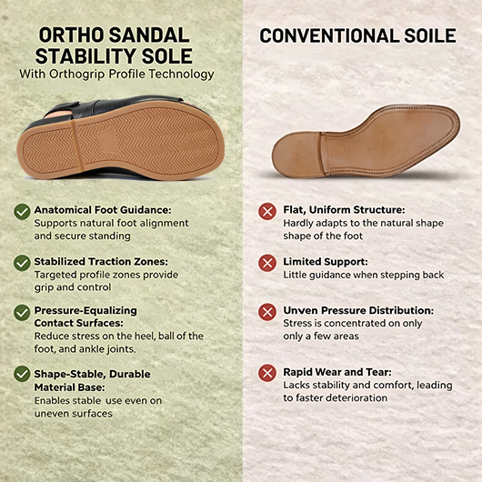 Orthopedic Leather Sandals