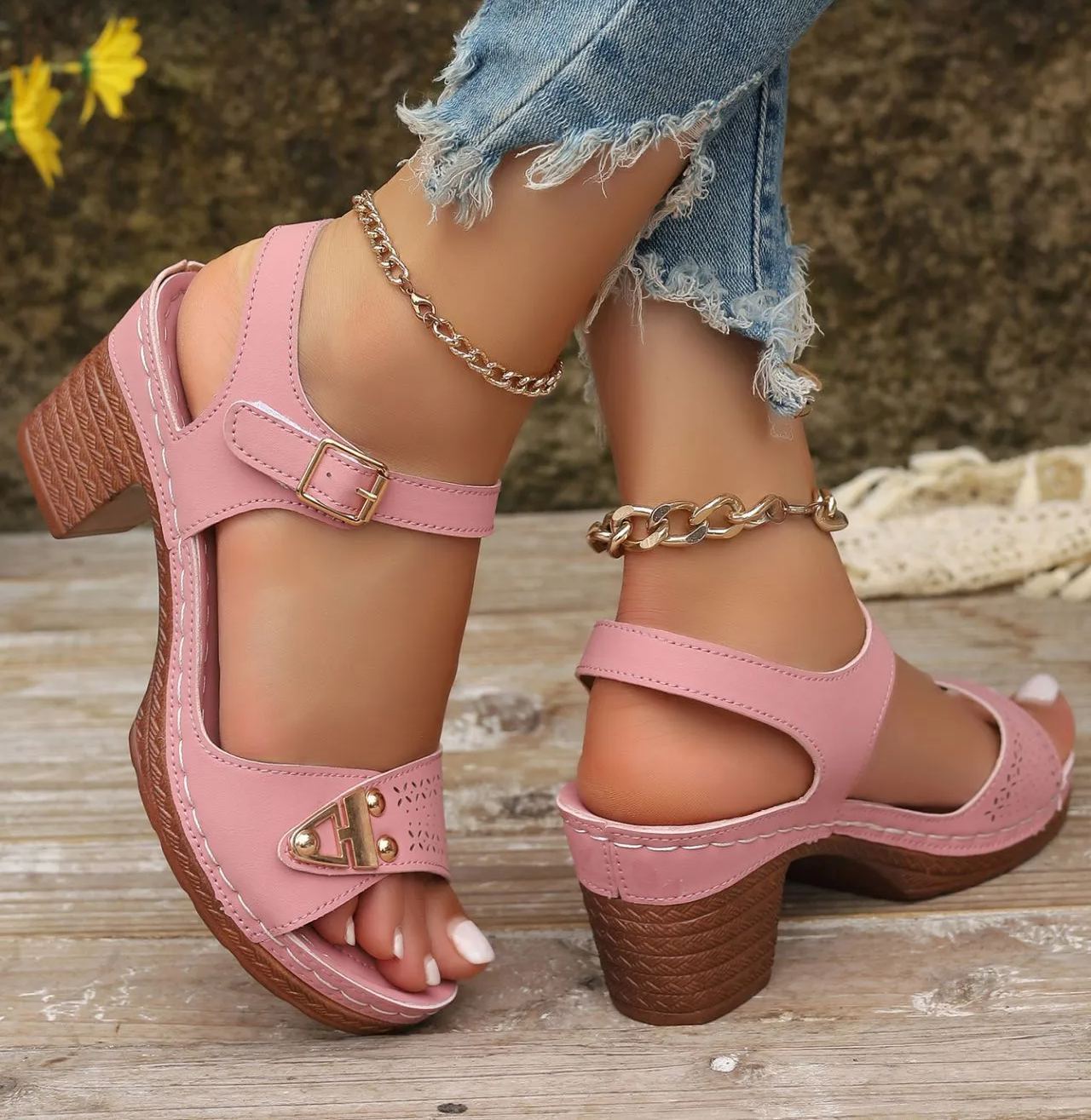 Recommended High Heel Comfortale Sandals ( BUY 2 FREE SHIPPING )