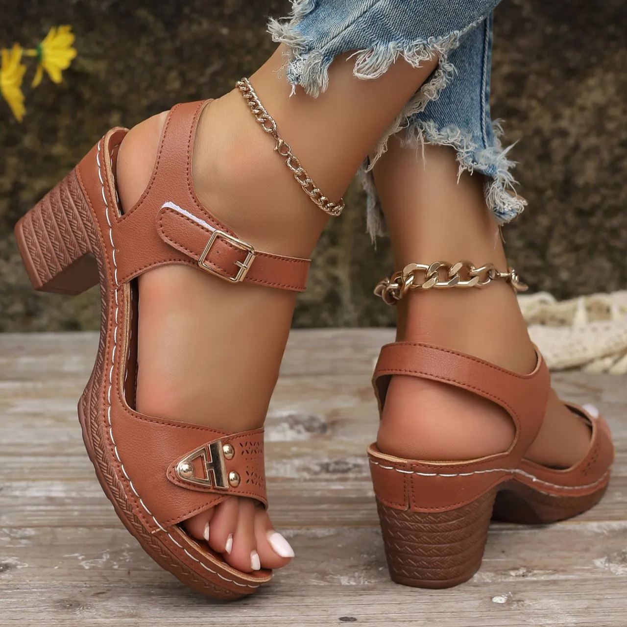 Recommended High Heel Comfortale Sandals ( BUY 2 FREE SHIPPING )