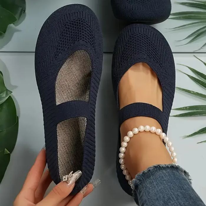 🔥Last Day 60% OFF - Women's Breathable Flying Woven Flat Shoes