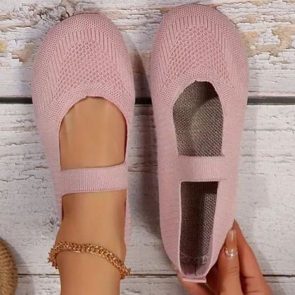 🔥Last Day 60% OFF - Women's Breathable Flying Woven Flat Shoes