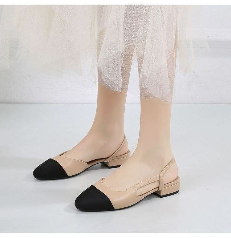 🔥Last Day 60% OFF - Women's Mid-heel/High-heeled Open-toe Color-blocked Sandals
