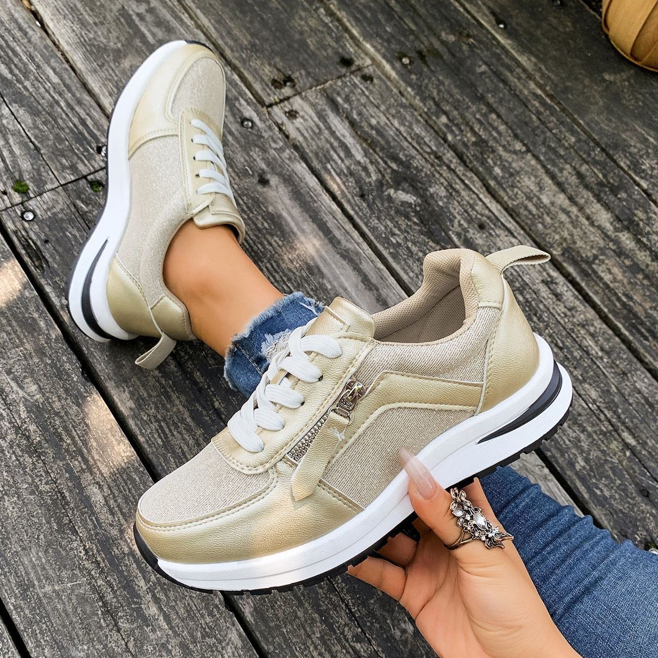 🔥Clearance Sale 60% OFF - Waterproof Orthopedic Comfortable Sneakers