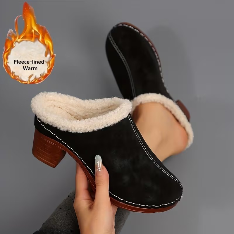 Women's Cozy Fleece Lined Slip-On Loafers