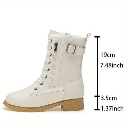 Women's Vintage Classic Simple Cool Durable Mid-calf Boots