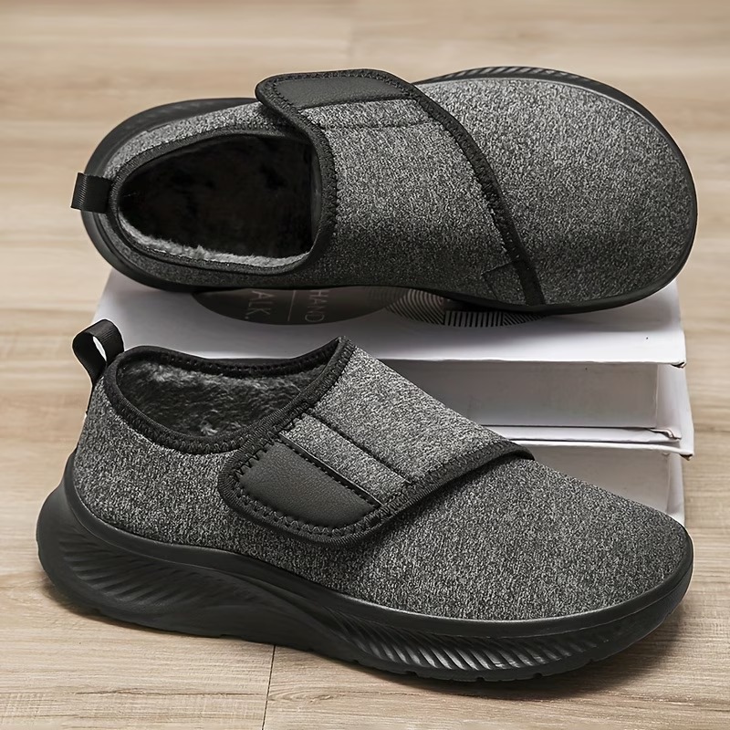 Extra-wide Fit Adjustable Slip-on Boots with Plush Lining for Warmth and Comfort ( BUY 2 FREE SHIPPING )
