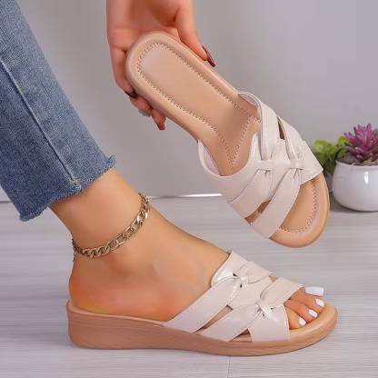 🔥Last Day 60% OFF - Comfortable, Non-Slip Flat Sandals for Women in Larger Sizes