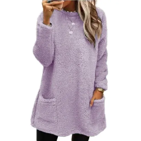 🍂Limited-Time Offer ☁️Women's Warm Crew Neck Long Sleeve Top
