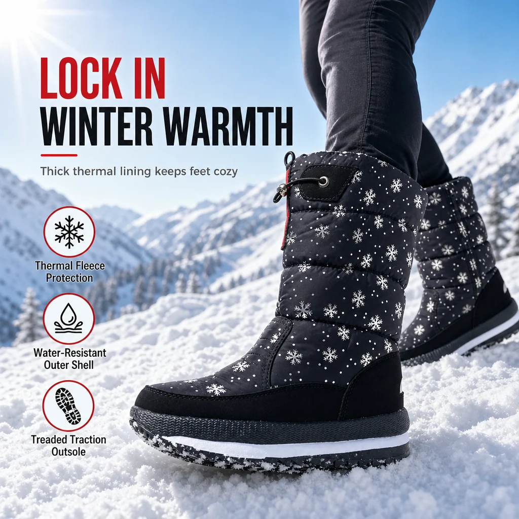 [Copy]Warm Cushioned Mini Ankle Booties ( BUY 2 FREE SHIPPING )