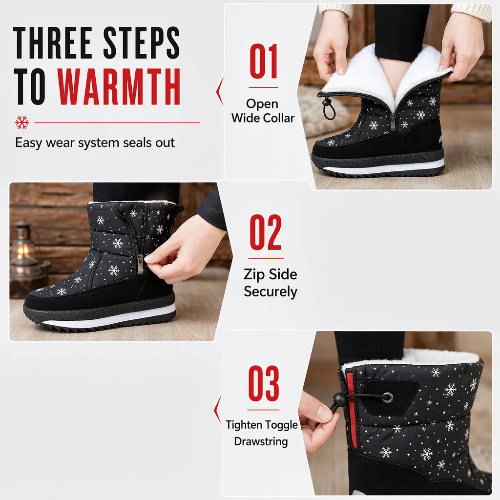 [Copy]Warm Cushioned Mini Ankle Booties ( BUY 2 FREE SHIPPING )