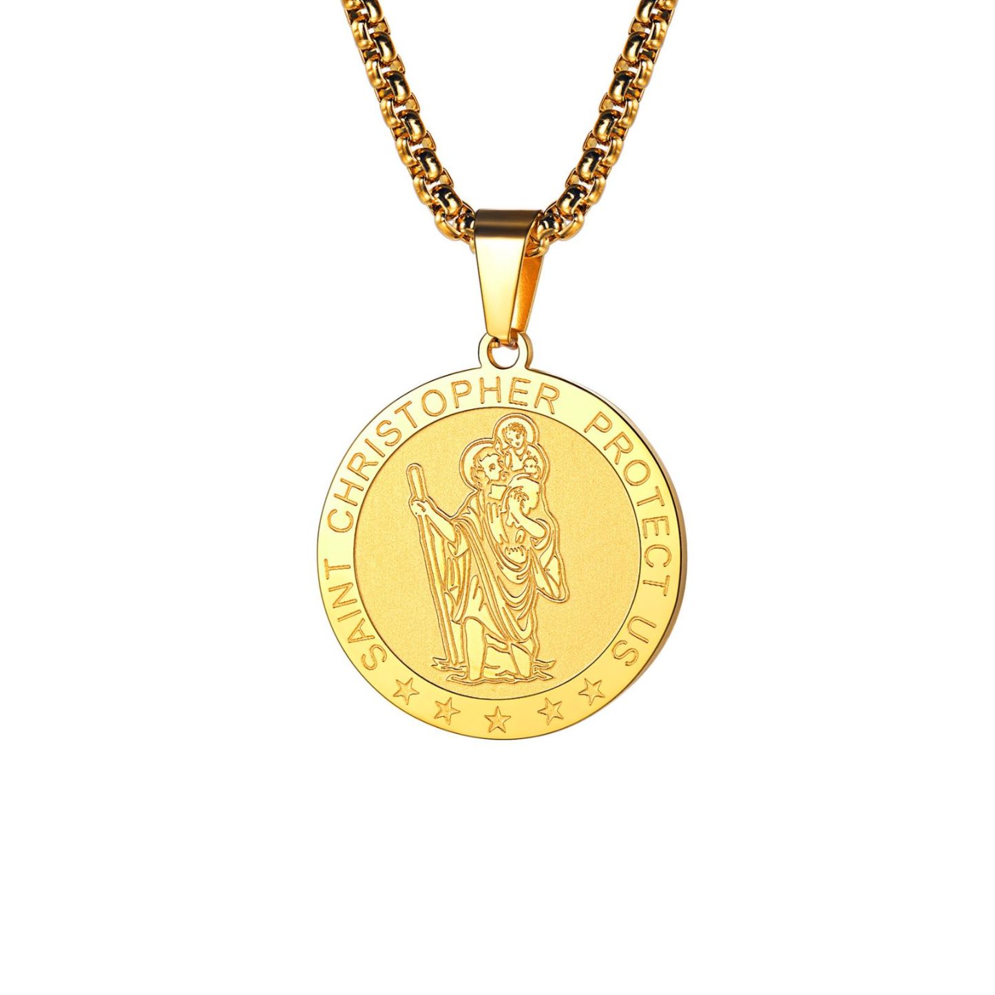 Mens St Christopher Necklace