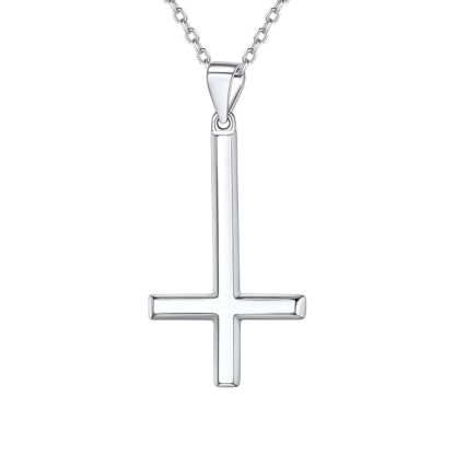 Inverted Cross Necklace