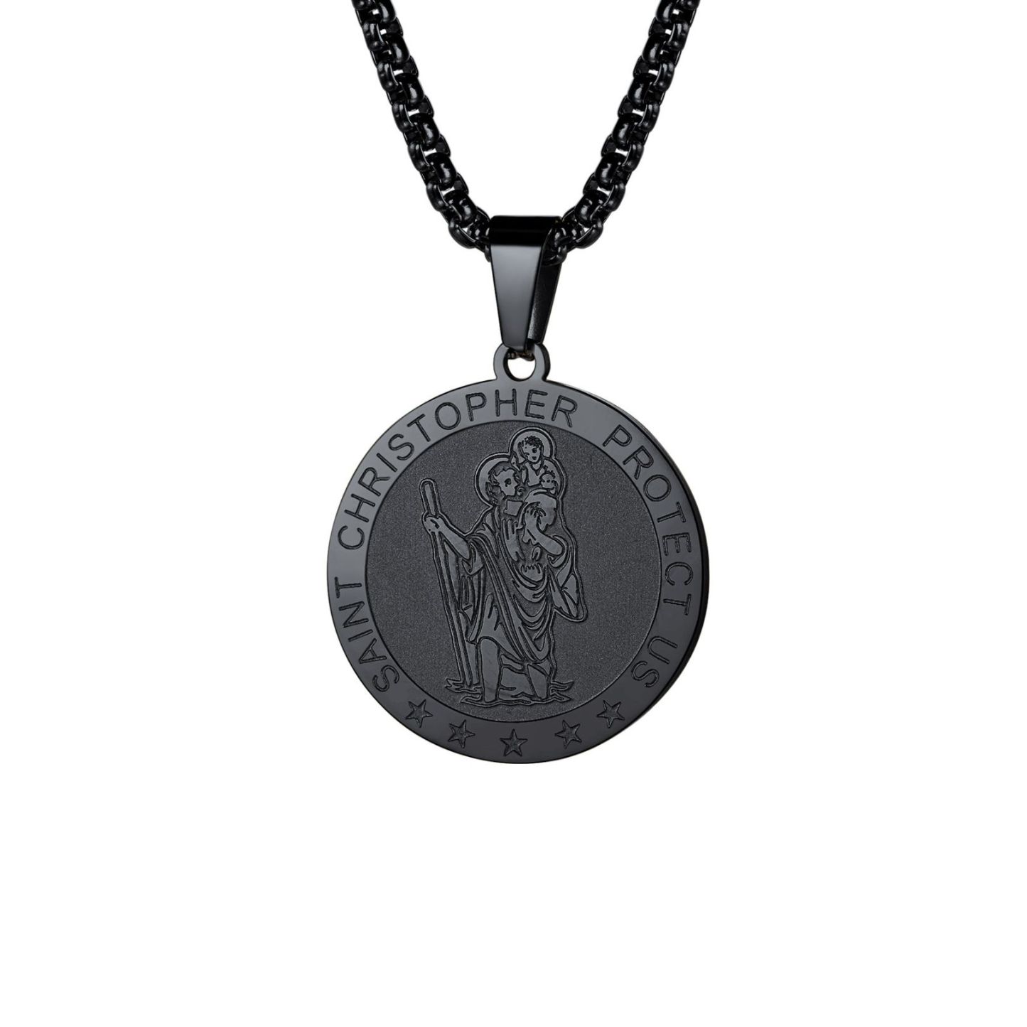 Mens St Christopher Necklace
