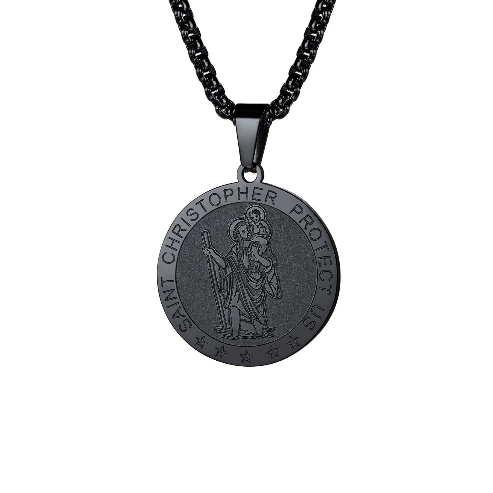 Mens St Christopher Necklace
