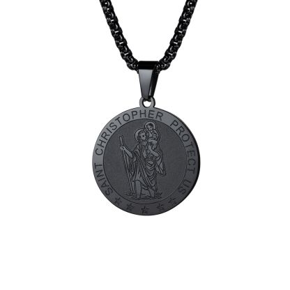 Mens St Christopher Necklace