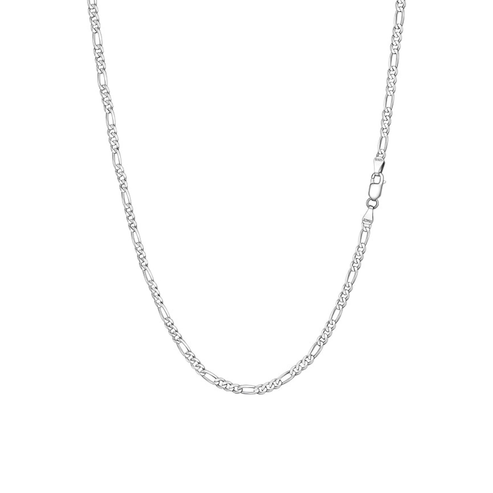 Sterling Silver Figaro Necklace