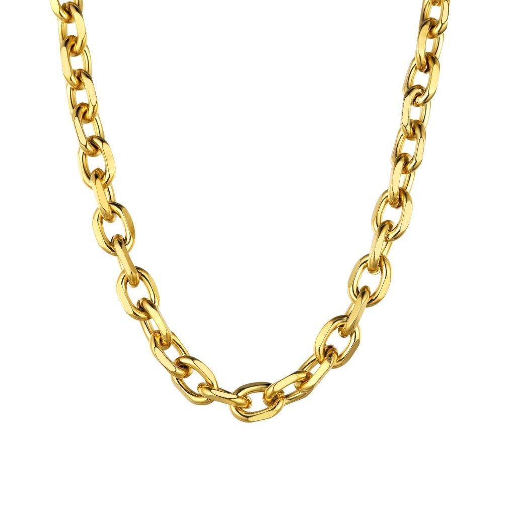 Cable Link Chain 316L Steel Natural 22"