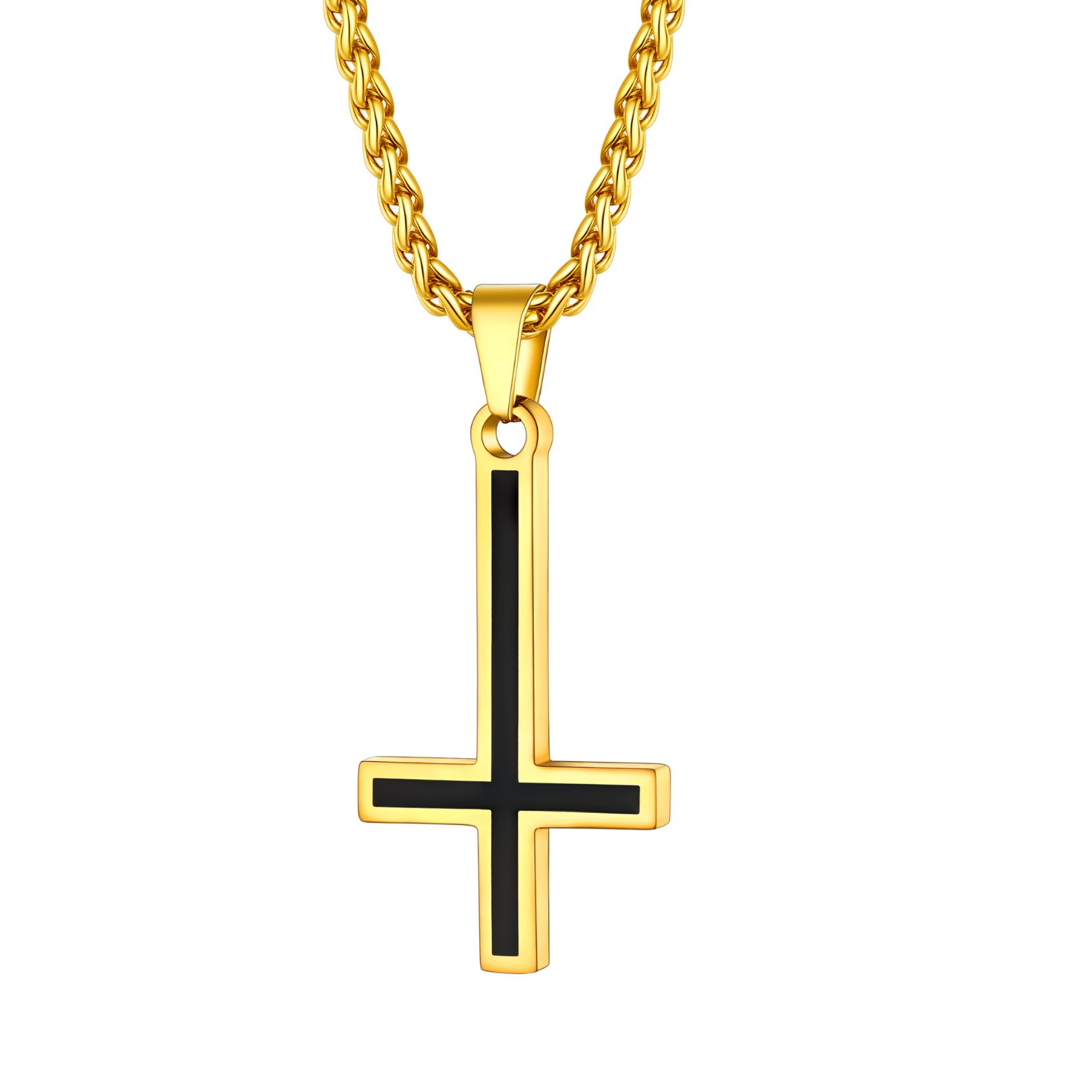 Upside Down Cross Necklace