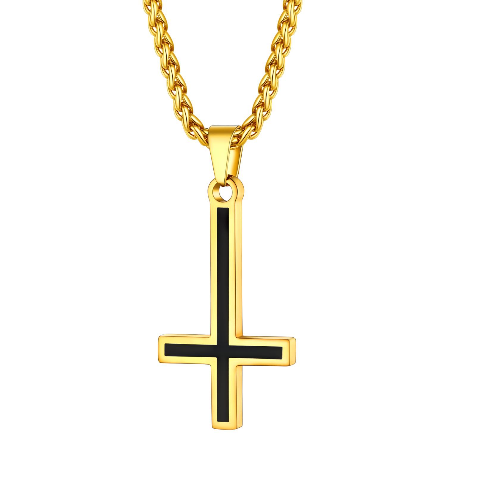Upside Down Cross Necklace