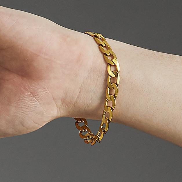 8mm Chunky Cuban Link Bracelet