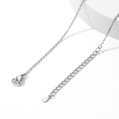 1.4mm Dainty Stainless Steel Rolo Chain Necklace, Stainless Steel-02