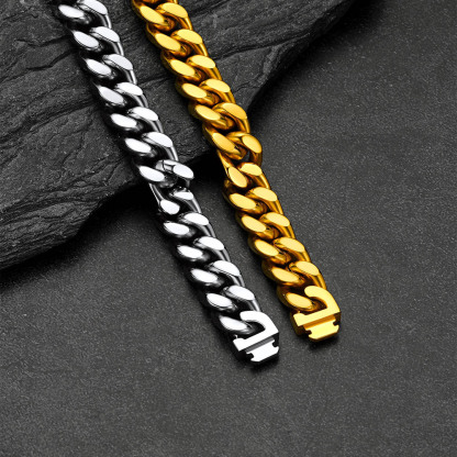 12mm Cuban Link Chain Necklace in Different Colors