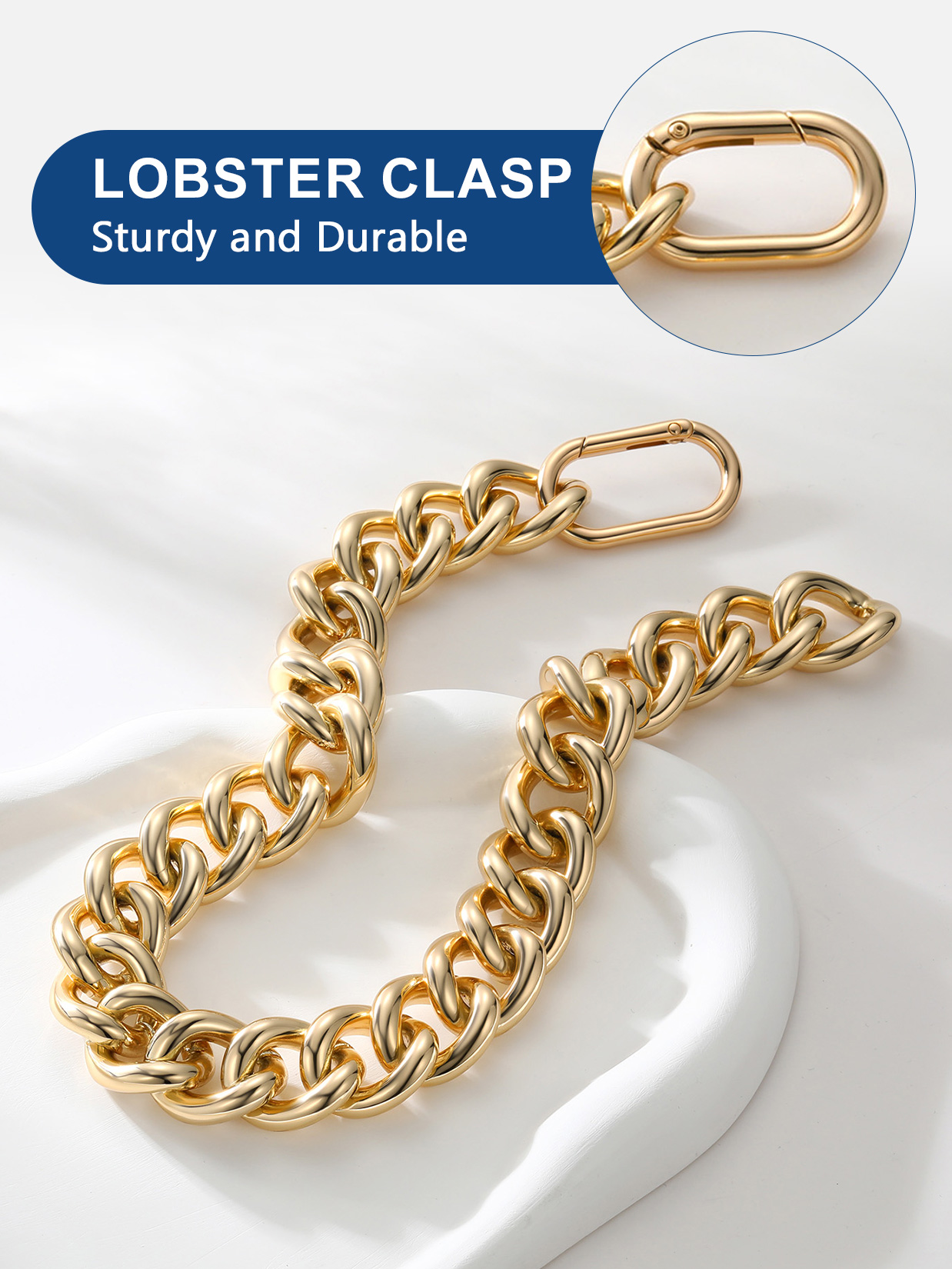 13MM/16MM/23MM Cuban Link Chain Necklace For Women 