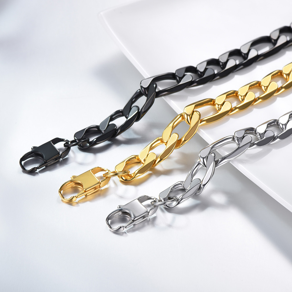 13mm Figaro Chain For Him