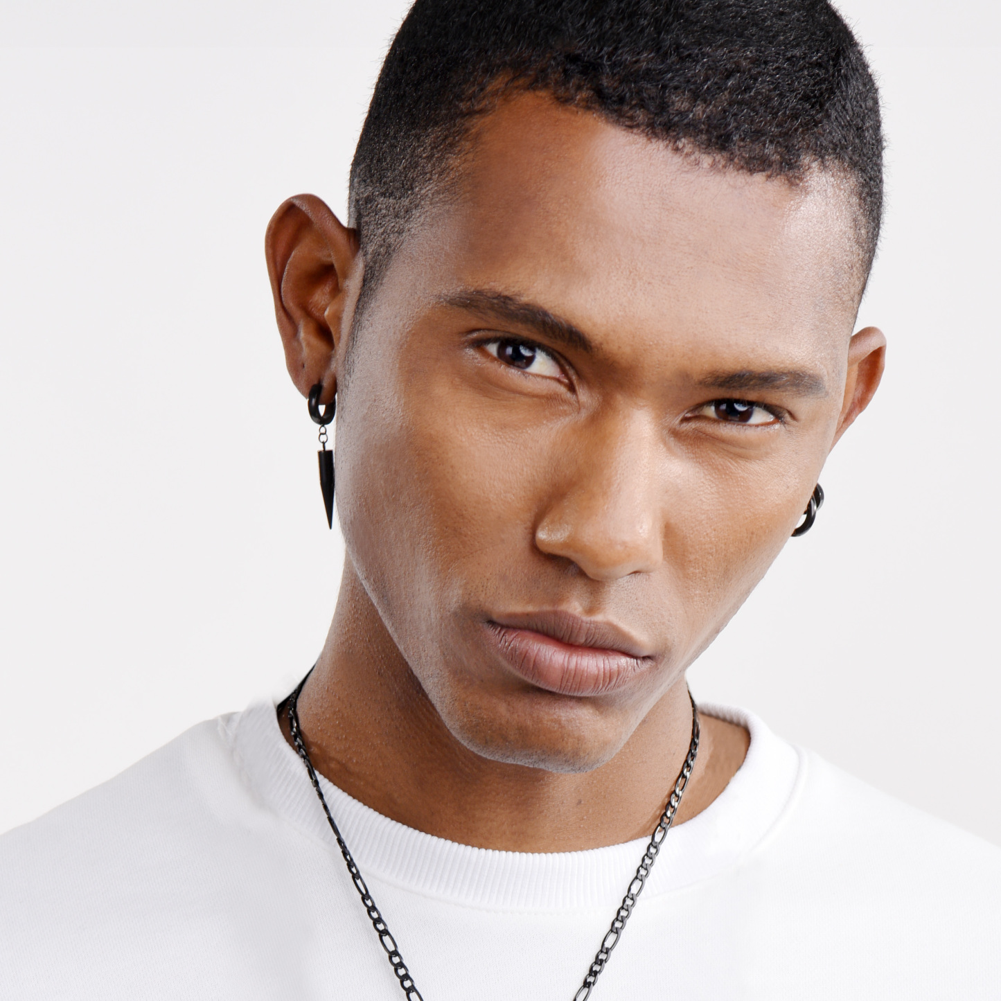 25mm Cone Spike Drop Earrings for Women For Men